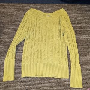 Lime green sweater